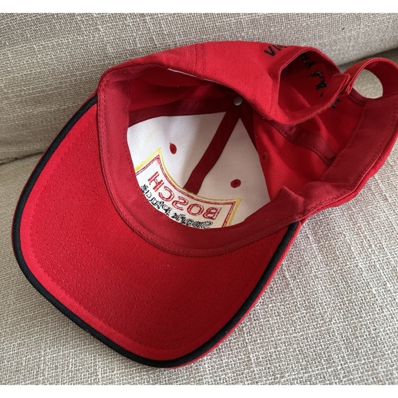 Bosch Spark‎ Plugs Hat Cap Hendrick MotorSports Red Yellow Nascar Strap Back - Picture 2 of 2
